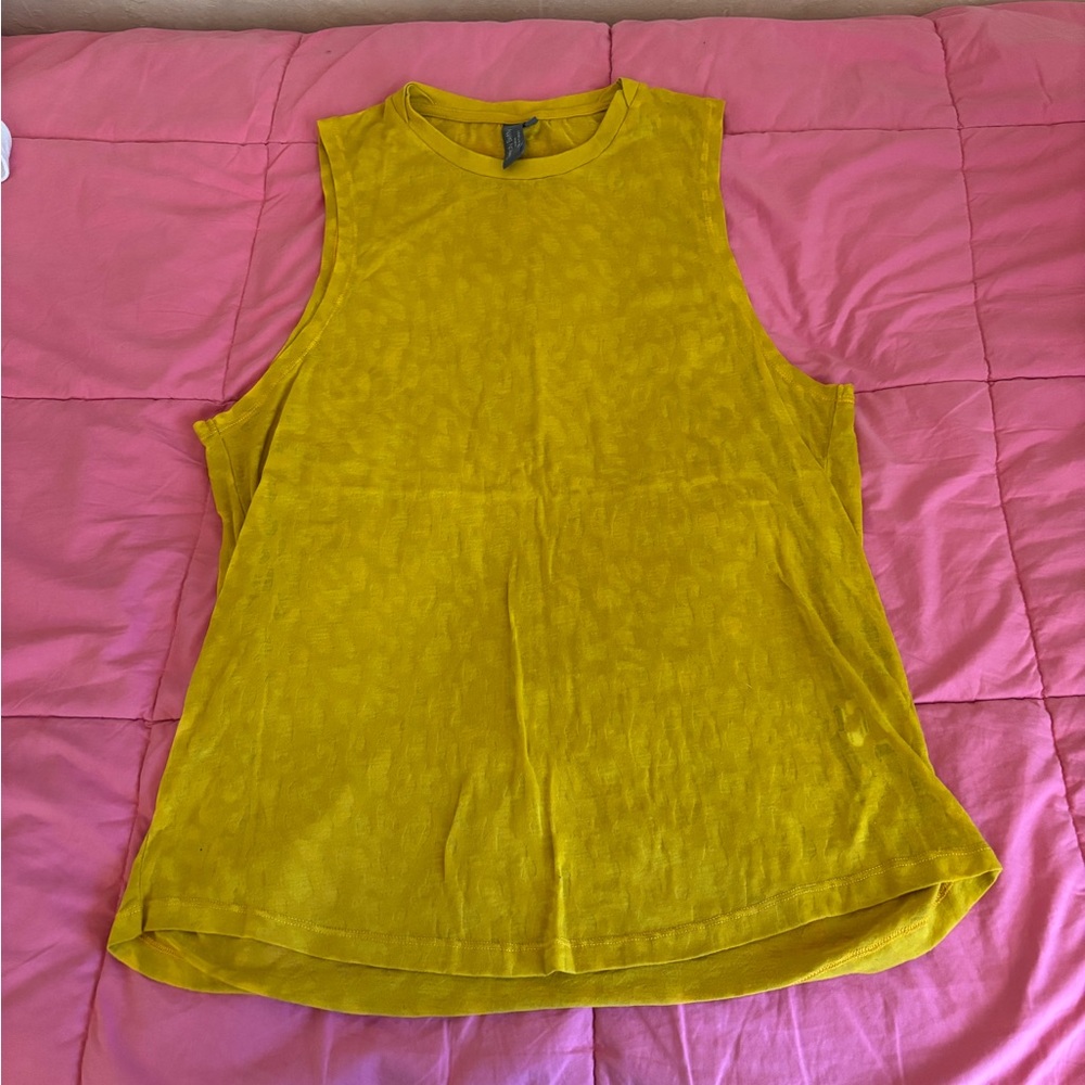 Sweaty Betty Mustard Muscle Tee